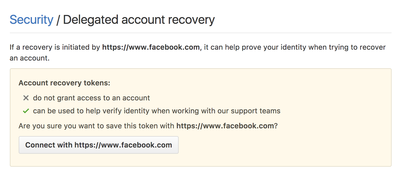Delegated account recovery
