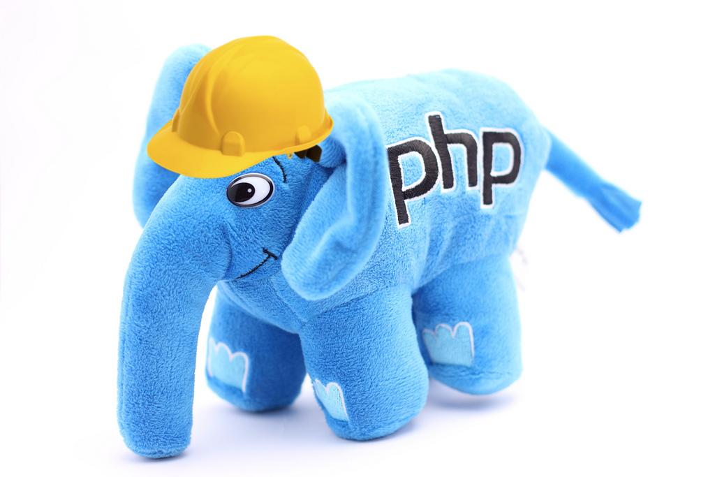 Elephpant with hard hat