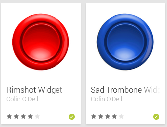 Sound effect widgets for Android