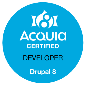 Acquia Certified Drupal 8 Developer