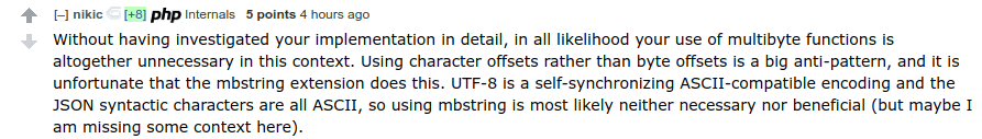 Comment from nikic