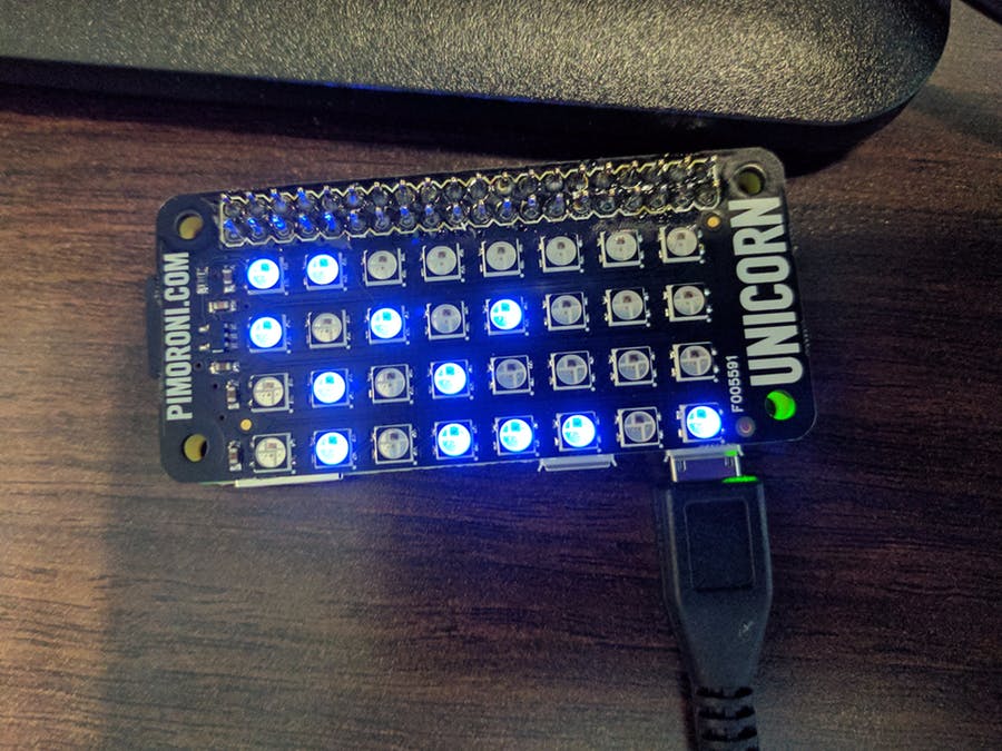 Binary IP address display for Raspberry Pi