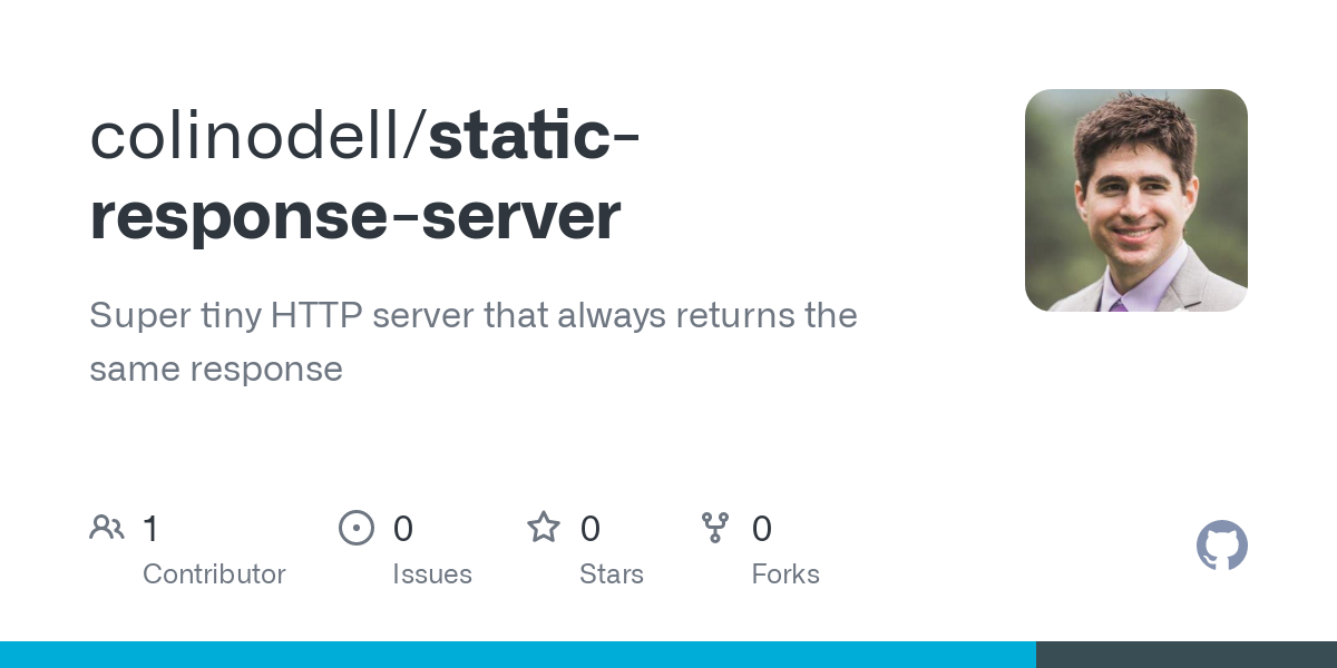Static Response Server